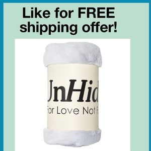 UnHide Lil Marsh blanket in silver